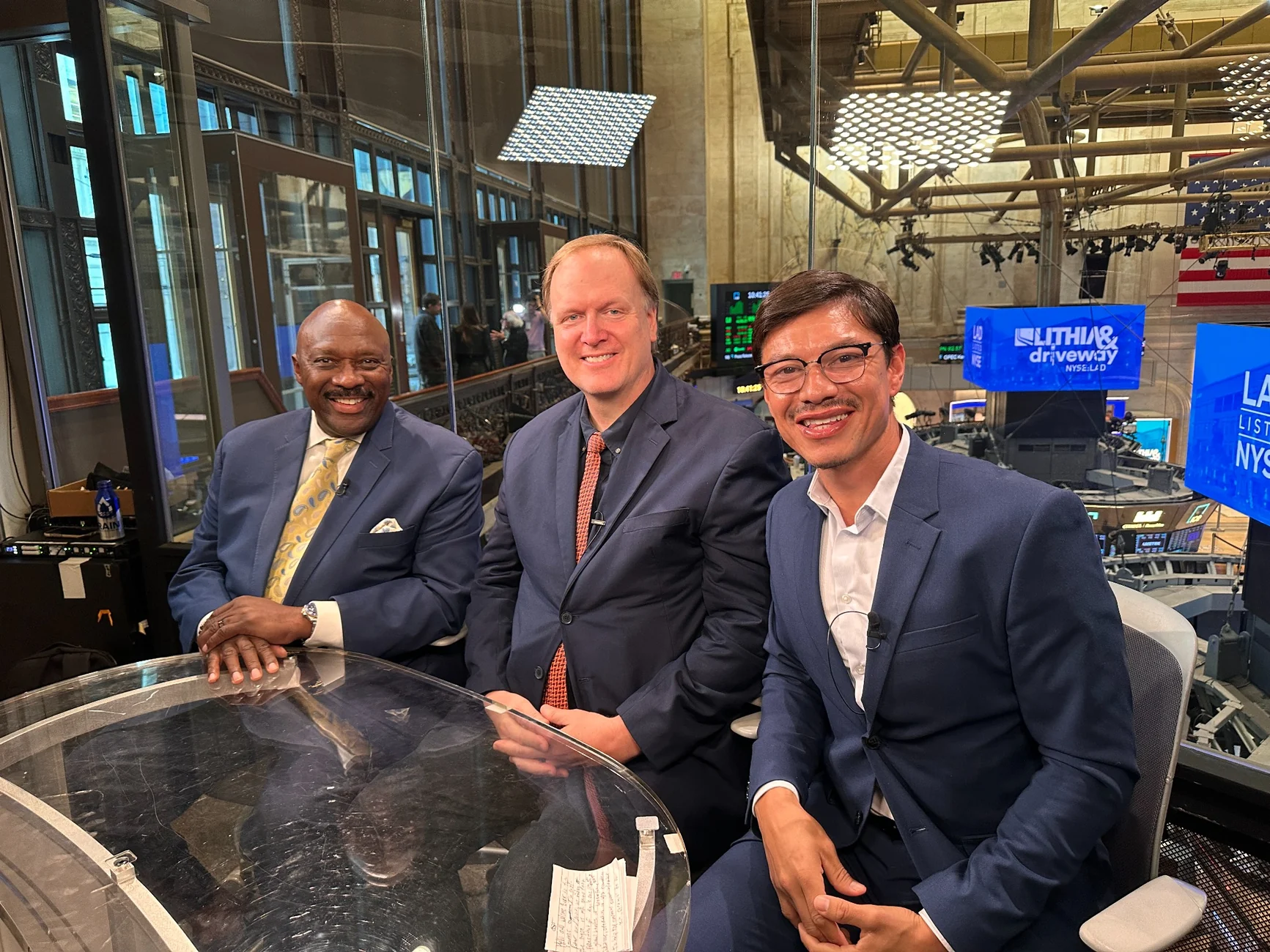 Jesse Ramos Jr. at the New York Stock Exchange